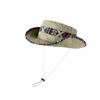 Chapéu de Pescador Estilo Étnico Algodão Bordado Série Estilo Nacional Chapéu Balde à Prova de Vento Chapéu de Pesca Lavado Chapéu de Sol Estilo Cowboy Ocidental