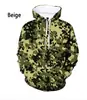 Moletoms com capuz de manga comprida para homens e mulheres, novos para outono e inverno, com estampa de camuflagem, moletons casuais e modernos para atividades ao ar livre