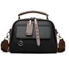 Bolso Cuadrado Pequeño de Cuero Suave Caliente en Vivo Bolso de Mano para Mujer Nuevo Simple Combinable Doble Capa Gran Capacidad Hombro Bandolera