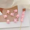 Accesorios para Joyería DIY al por Mayor Campanas de Concha Coloridas Cuentas Llaveros Pinzas para el Cabello Cuentas de Agujero Recto Colgantes Acrílicos