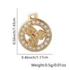 Collar de oro arena con flor de cuatro hojas micro-incrustado diamante de color diamante blanco lujo ligero diseño nicho de alta gama joyería cadena clavícula para niña