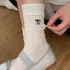 Calcetines de Lazo Bordado Estilo Ballet para Mujer Verano Delgados Calados Malla Transpirable Estilo Miu Calcetines Lindos de Rizo