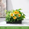 Plantas Verdes Simuladas Flores Artificiais Paisagismo Floreiras Vasos de Flores Plantas Biônicas Varanda Paisagem Externa Cercas Ornamentos Decorações