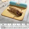 Tapete Gelado para Gatos Tapete de Verão Cama para Cachorro Suprimentos para Animais de Estimação Bichon Cão de Porte Pequeno e Médio Colchão para Pet Almofada Gelada para Pet
