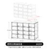 Gaveta de armazenamento com contas cristal de vidro contas espalhadas armário compartimento para joias mesa transparente feito à mão DIY caixa de material