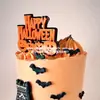Nova Decoração de Halloween Feliz Halloween Decoração de Bolo em Acrílico Suprimentos para Festa Arranjo de Fantasia