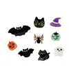 Pinzas para el pelo de dibujos animados de Halloween, pinzas pequeñas de araña y calabaza, pinzas para flequillo para fiestas navideñas, accesorios para el pelo divertidos y versátiles para mujeres