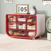 Nova Caixa de Armazenamento de Mesa para Bijuterias e Miudezas Divisória Rack de Armazenamento de Grande Capacidade Tipo Gaveta Organizador de Papelaria