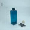 Botella de Rocío Puro de Hombro Inclinado de 300 ml Botella de Enjuague Bucal de 500 ml Botella de Detergente para Ropa Íntima Botella de Loción de Gran Capacidad