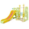 Tobogán Infantil Interior Hogar Parque Infantil Tres en Uno Guardería Exterior Columpio Tobogán Bebé Conjunto Combinado