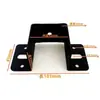 *Hebilla para Colgar en el Suelo Código de Esquina de Cama Gancho para Colgar en la Cama Barra de Hierro para Cama Bisagra de Cama en Forma de U Gancho para Colgar en la Cama Soporte Cuadrado de Madera Transversal para Viga Herrajes para Cama