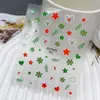 Série Duyuer Adesivos de Unha Populares Estilo Influenciador Realista com Suporte Adesivo para Decoração de Unhas DIY
