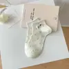 Calcetines de Barco de Punto de Onda Nueva de Lunares para Primavera y Verano con Bordado de Perro Dachshund Calcetines de Barco Japoneses Transpirables Calcetines de Algodón Calcetines Cortos