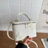 Nova Bolsa Feminina 2026, Pequena Bolsa Quadrada Tipo Caixa, Novo Estilo Chinês Jacquard Doce Borboleta Bolsa de Noiva, Bolsa de Festa