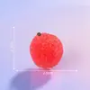 Simulación de paisaje en miniatura, bolsa sorpresa de frutas que brillan en la oscuridad, accesorios de decoración DIY con pegamento de crema temática de alimentos, figuras de resina para escritorio