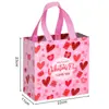Nueva Bolsa de Regalo para el Día de San Valentín Bolso Pequeño Rosa No Tejido Bolsa para Empaque de Regalo de Perfume Cosméticos Lápiz Labial