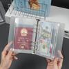 Bolsa de almacenamiento de hojas sueltas estándar A5A6A7 bolsa para tickets bolsa bolsa bolsa bloc de notas bolsa de PVC