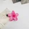 Presilha de Cabelo Romântica Colorida Estilo Férias na Praia Popular Transfronteiriça Flor de Frangipani Acessório de Cabelo Floral Fresco para Mulheres