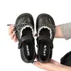Zapatos de Cuero para Mujer con Suela Gruesa Estilo Retro 2026 Nuevo Estilo de Otoño Versátiles Zapatos Mary Jane Franceses de Suela Suave para Combinar con Faldas