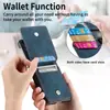 Adecuado para funda de teléfono móvil Moto Razr70Ultra, cartera con anillo, tarjetero, funda protectora Razr60 de color liso