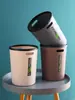 Cubo de basura doméstico de anillo de presión simple, cubo de basura grande de mano para cocina, dormitorio, papelera de almacenamiento para oficina, baño