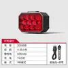Juego de Luces Delantera y Trasera para Bicicleta, Impermeable IPX65, Carga Tipo-C, Resistente y Anticaídas, Luz de Advertencia de Alto Brillo