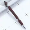 Bolígrafo de Metal Press Bolígrafo de Aluminio Bolígrafo Meiji Bolígrafo Táctil Capacitivo Bolígrafo para Pantalla Táctil de Escritura Bolígrafo de Regalo con Impresión de LOGOTIPO