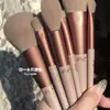 Set de Cosméticos Recomendado para Chicas Corazón de Belleza Brocha para Sombras de Ojos de Cerdas Suaves Set de Brochas para Polvo Suelto para Principiantes Xingmeng