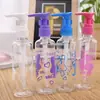 Botella de Spray Portátil Estampada, Varias Botellas de Spray Cosmético, Botella de Spray Transparente, Botella de Spray de Niebla Fina Hidratante para Loción