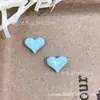 Cuentas brillantes con forma de corazón para manualidades, con agujeros verticales, cuentas de corazón coloridas, cadenas para teléfono móvil, llaveros, materiales para cortinas de cuentas