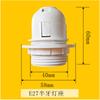 E27 parafuso grande E14 suporte de lâmpada à prova d'água suporte de lâmpada de cerâmica para áreas externas suporte de lâmpada à prova de vazamento de alta temperatura suporte de lâmpada espiral LED