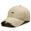 Gorra casual unisex con bordado de letras, gorra de béisbol, gorra visera de pico de pato, diseño versátil transfronterizo con letras, estilo desgastado para deportes al aire libre en primavera