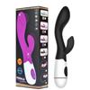 Masturbador femenino de silicona con doble vibración para punto G, masajeador de frecuencia variable, AV Stick, insertable en productos sexuales para adultos.