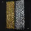 Novos Adereços de Casamento Estilo Dinheiro Antigo Cortina de Contas para Teto Decoração de Casamento Decoração de Fundo Cortina de Fio com Lantejoulas Douradas