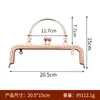 18cm20.5cm Três Flores Quadrado Portátil Latão Antigo Dourado Claro Prata Dourado Focinho Dourado Bolsa Acessórios