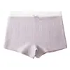Roupa Íntima Feminina, Cuecas Boxer de Algodão Puro para Crianças, Shorts Antibacterianos 100% Algodão para Meninas Pequenas, Não Apertam