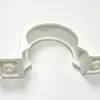 Goteira de PVC Meia-cana Acessórios de Goteira Plástica Fixador de Calha com Parafuso 75