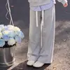 Conjunto de Moda Casual Versátil para Niñas Primavera/Otoño Sudadera con Capucha de Retazos Rayados con Solapa Pantalones Versátiles de Color Sólido Estilo Casual Tendencia