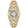 Relógio Feminino Pintime Estilo Pulseira Totalmente Cravejado, Compacto, Luxo Leve, Retrô, À Prova D'água, Quartzo, Venda Quente Transfronteiriça