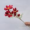 Flor Gesang de Rama Única Cosmos Flor Artificial Pared de Flores para Boda Ramo de Mano Estilo Ins Decoración del Hogar Flor Adornos de Flores Artificiales
