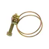 Abrazadera de Manguera Doble de Alambre Galvanizado, Abrazadera Doble de Alambre de Acero de Apriete Manual, Abrazadera de Acero de Operación Manual, Abrazadera de Sujeción Fija
