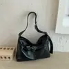 Bolsa de ombro vintage de grande capacidade para mulheres, nova moda 2026 Bolsa de ombro Maillard, bolsa tote casual de nicho