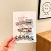 Nuevos Estilos de Pinzas para el Cabello 2026 para Niñas, Pasadores de Dibujos Animados Dulces de Alta Calidad, Accesorios para el Cabello de Felpa Otoño e Invierno, Pinzas Laterales de Estudiante Ins