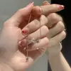 Nuevo Collar con Borlas de Estrella para Mujer, Diseño Versátil de Nicho, Cadena para Clavícula, Estilo Fresco y Sencillo, Accesorio Dulce y Elegante