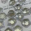 Cristal Rosa Natural Citrino Estrela Gorda Caixa Mágica Inlay Binaural Pulseira DIY Acessórios Acessórios Furo Passante