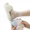 Calcetines de Seda para Mujer en Verano, Antibacterianos, Resistentes al Olor, Calcetines Postparto, Anti-Pilling, Calcetines de Media Pantorrilla sin Apretar, Puño Suelto, Casuales y Versátiles para Mujer