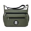 Bolso de hombro de gran capacidad para hombre, mochila impermeable y resistente al desgaste, bolso de negocios con múltiples bolsillos, bolso cruzado informal de negocios para hombre.