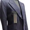 Broche de Lujo Europeo y Americano para Commuter Cadena de Cobre Borla Pin Exquisito Accesorios para Ropa de Mujer Otoño e Invierno Accesorio de Cadena