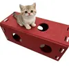 Cama para Gatos de Fieltro Perforado en Stock al por Mayor, Escondite para Mascotas para una Sensación de Seguridad, Nido para Dormir Gatos Adecuado para Todas las Estaciones, Cama para Gatos Tipo Agujero de Árbol