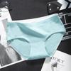 Ropa interior de algodón sin costuras estilo japonés para mujer, algodón talla grande cintura media sexy ropa interior para mujer, calzones triangulares para mujer Algodón